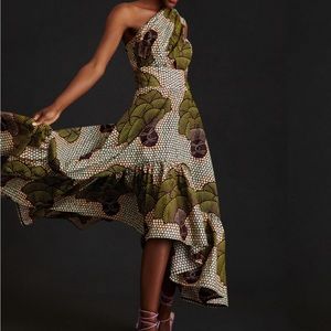 Anthropologie one shoulder dress by Sika